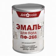 Эмаль для пола ПФ 266 ДЕКcolor красно-коричневая 2,6 кг