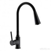 Смеситель FRAP F4044-6 кухня шар. с гибким изливом,черный, латунь