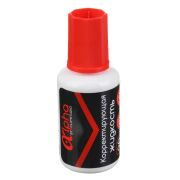 Корректор жидкий c кисточкой 20мл «Альфа», быстросохнущий, орган.основа