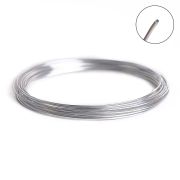 Проволока алюминиевая для поделок и декорирования, 5 м, d=1 мм, серебро