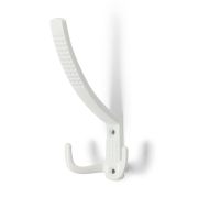 Крючок мебельный 3-х рожковый 641А Перфорация (белый)