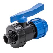 Кран шаровой разъём.с НР 25х3/4