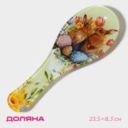 Подставка под ложку «Акварель», 23.5×8.3×1.5 см, стеклоㅤ