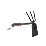 Мотыжка-рыхлитель 3-х зуб., комб-нная (30,5см) сталь/резиновая ручка E1M