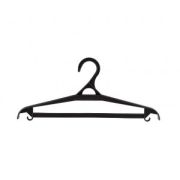 Вешалка-плечики пластик рр 48-50 черн/зел/корич