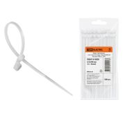 Хомут нейлоновый с монтажным отверстием 4,3х200 мм (белый) (100шт)