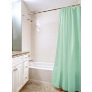 Штора для ванной (занавес) п/этилен 180*180см МИКС, 10колец Вилина