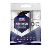 Уплотнитель самоклеящийся D 9*7,5мм 6м (черный)