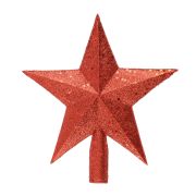 Наконечник на елку “Звезда” 18.5x20 см, глиттер,цв. микс, пластик