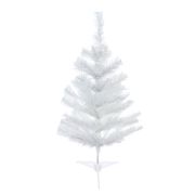 Ель 60 см, 60 веток, белая, ПВХ, 26-35