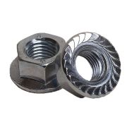 Гайка DIN 6923 с фланцем цинк