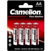 Батарейка АА  LR06 Camelion Plus Alkalline BL*4(упак)