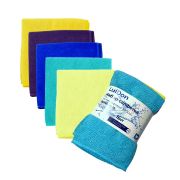 Набор салфеток из микрофибры 5шт 30*30см, 200гр/м2