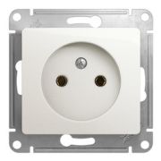 Розетка б/з белый СП, 16А ( механизм) GLOSSA