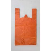 Пакет «Майка» оранж 30+16х60 (15)