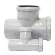 Тройник 40х40мм 90* для внутренней канализации