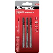 Полотно для электролобзика по дереву и пластику 75мм, шаг 3мм, HCS (T111C) (3шт)