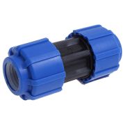 Муфта 25мм, компрессионная, для ПЭ труб,