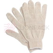 Перчатки трикотажные Х/Б, без ПВХ, 4 нити, 10 класс