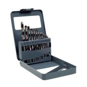 Набор сверл по металлу 19 предметов: 1,0-10,0 мм шаг через 0,5мм металлический короб (Hardax)