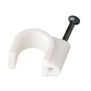 Cкоба для кабеля круглая 8мм