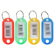 Брелок для ключей с идентификатором 5х2,2см, с металл.кольцом