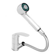 Смеситель д/кухни Вега, выдвижной излив, картридж 40мм, гайка