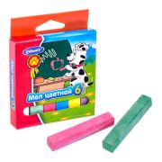 Мелки цветные, 6 шт. в упак.