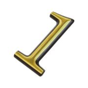 Цифра для обозначения номера квартиры Золото «1»