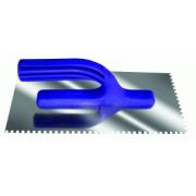 Гладилка зубчатая 120х280мм нержав. сталь пластиковая рукоятка зуб 6х6мм
