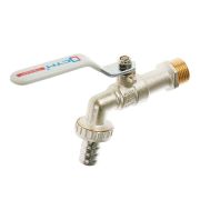 Кран латунный водоразборный рычаг 3/4