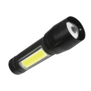 Фонарь светодиодный аккум ручной 3Вт,140/70Лм, micro USB