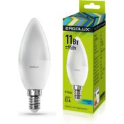 Cветодиодная лампа Ergolux LED C35-11W-E14/4500K.свеча