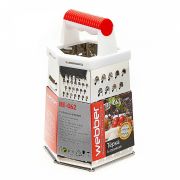 Терка 6 граней 22 см с пластиковой ручкой