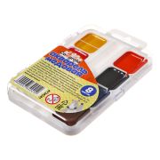 Акварель 8 цв., медовая, без кисти, пластик