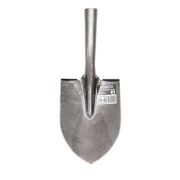 Лопата штыковая дамская (свекольная) РЕЛЬСОВАЯ СТАЛЬ серая S-6 MAWIPRO