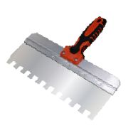 Шпатель DECOR 250 мм, зуб 14*14 мм, 0.5 мм