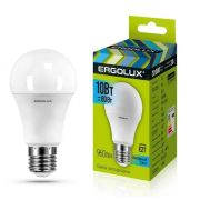 Cветодиодная лампа Ergolux LED А60-10W-E27/4500K.