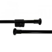 Карниз для ванной 115-205 см.черный