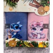 Полотенца микрофибра, набор С Новым годом, 3шт.(упак)