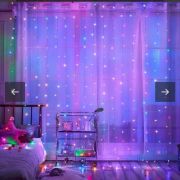 Гирлянда штора, цв. микс 150х150 см