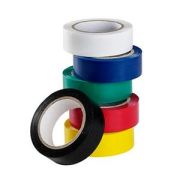 Лента изоляционная, ПВХ, синяя, клей - синтет. каучук, 19ммх20м, толщина 130мкм