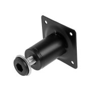 Опора круглая OKR001BL  d=30 мм, H=60 мм, цвет черн.