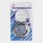 Набор фильтров для раковины с пробкой, 2 шт