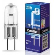 Лампа галогенная JC 20 Вт 12 В капс g4 Camelion 1955