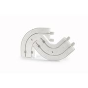 Закругления 2-х рядные для потолочных карнизов (уп. 2 шт)