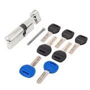 Цилиндровый механизм АЛЛЮР DL-02 80 (30 верт.х10х40) СР перекод. 5+2 перф./кл.