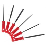 Набор надфилей 6 предметов 3x140 мм рукоятки ПВХ