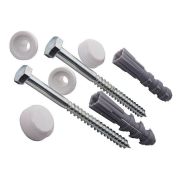 Крепеж унитаза к полу в сборе с болтами и заглушками