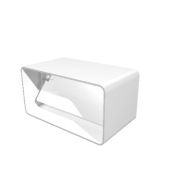 Соединитель с обратным клапаном пластик, 60х120, 60120СКПО